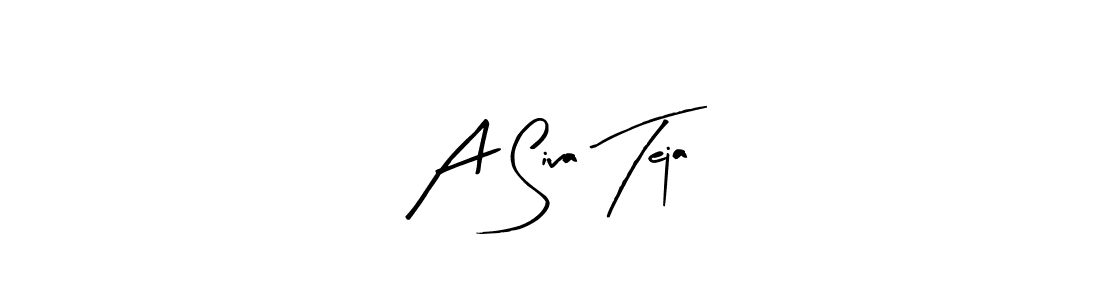 Create a beautiful signature design for name A Siva Teja. With this signature (Arty Signature) fonts, you can make a handwritten signature for free. A Siva Teja signature style 8 images and pictures png