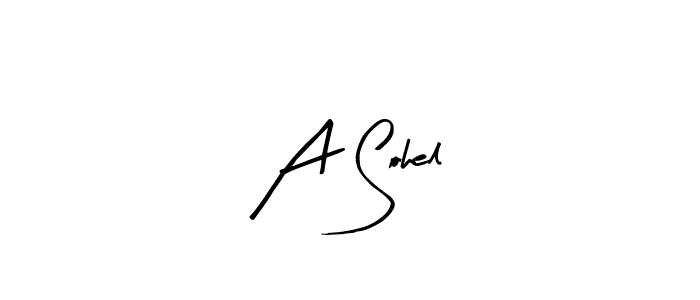 How to Draw A Sohel signature style? Arty Signature is a latest design signature styles for name A Sohel. A Sohel signature style 8 images and pictures png