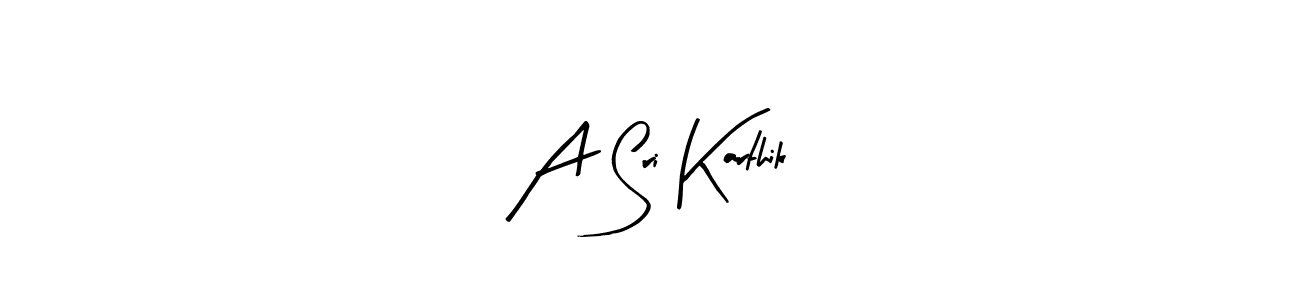 It looks lik you need a new signature style for name A Sri Karthik. Design unique handwritten (Arty Signature) signature with our free signature maker in just a few clicks. A Sri Karthik signature style 8 images and pictures png