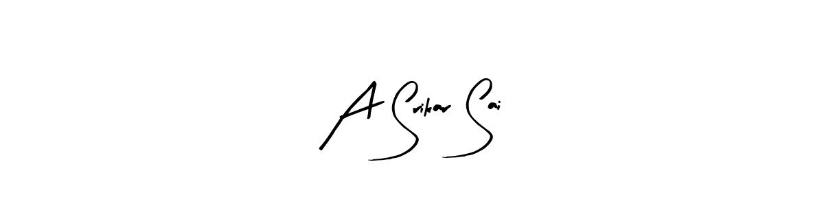 You can use this online signature creator to create a handwritten signature for the name A Srikar Sai. This is the best online autograph maker. A Srikar Sai signature style 8 images and pictures png