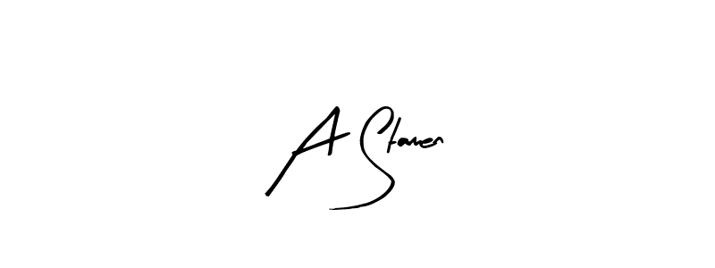 How to make A Stamen signature? Arty Signature is a professional autograph style. Create handwritten signature for A Stamen name. A Stamen signature style 8 images and pictures png