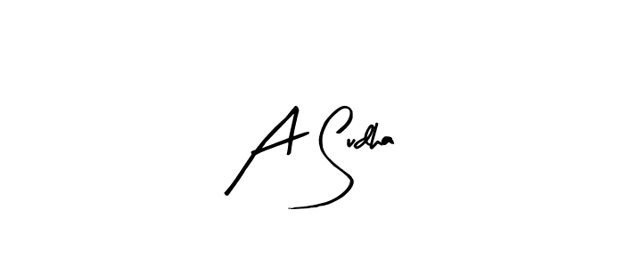 Best and Professional Signature Style for A Sudha. Arty Signature Best Signature Style Collection. A Sudha signature style 8 images and pictures png
