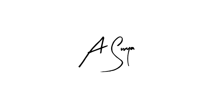 How to make A Surya signature? Arty Signature is a professional autograph style. Create handwritten signature for A Surya name. A Surya signature style 8 images and pictures png