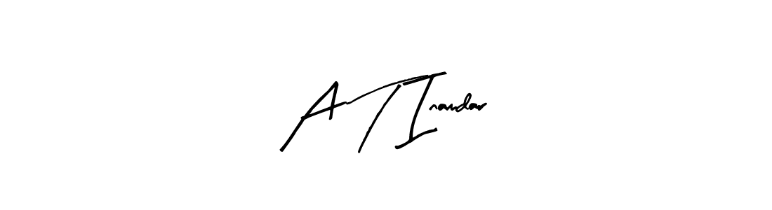 This is the best signature style for the A T Inamdar name. Also you like these signature font (Arty Signature). Mix name signature. A T Inamdar signature style 8 images and pictures png