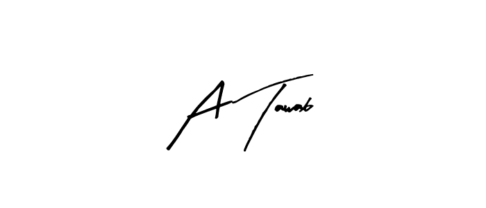 Similarly Arty Signature is the best handwritten signature design. Signature creator online .You can use it as an online autograph creator for name A Tawab. A Tawab signature style 8 images and pictures png