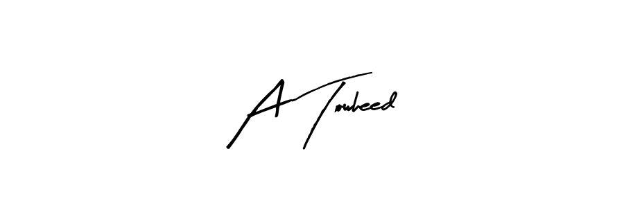 Once you've used our free online signature maker to create your best signature Arty Signature style, it's time to enjoy all of the benefits that A Towheed name signing documents. A Towheed signature style 8 images and pictures png