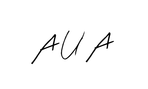 Make a beautiful signature design for name A U A. Use this online signature maker to create a handwritten signature for free. A U A signature style 8 images and pictures png