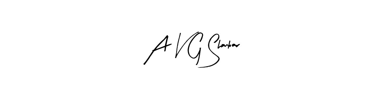 How to Draw A V G Shankar signature style? Arty Signature is a latest design signature styles for name A V G Shankar. A V G Shankar signature style 8 images and pictures png