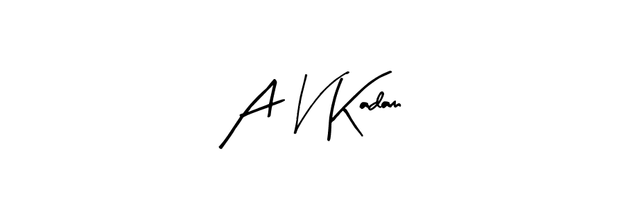 Make a short A V Kadam signature style. Manage your documents anywhere anytime using Arty Signature. Create and add eSignatures, submit forms, share and send files easily. A V Kadam signature style 8 images and pictures png