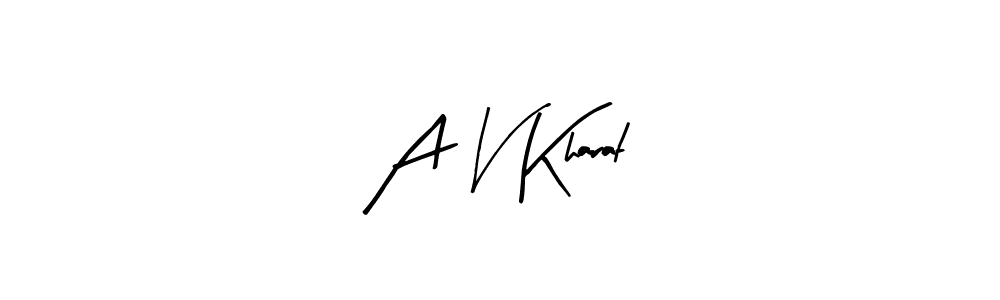 Design your own signature with our free online signature maker. With this signature software, you can create a handwritten (Arty Signature) signature for name A V Kharat. A V Kharat signature style 8 images and pictures png