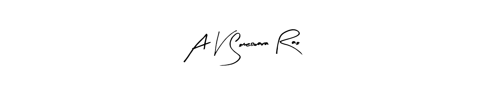 How to Draw A V Someswara Rao signature style? Arty Signature is a latest design signature styles for name A V Someswara Rao. A V Someswara Rao signature style 8 images and pictures png