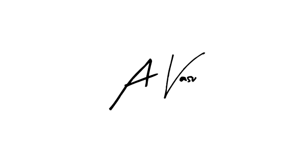 You should practise on your own different ways (Arty Signature) to write your name (A Vasu) in signature. don't let someone else do it for you. A Vasu signature style 8 images and pictures png