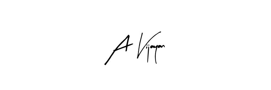 Arty Signature is a professional signature style that is perfect for those who want to add a touch of class to their signature. It is also a great choice for those who want to make their signature more unique. Get A Vijayan name to fancy signature for free. A Vijayan signature style 8 images and pictures png