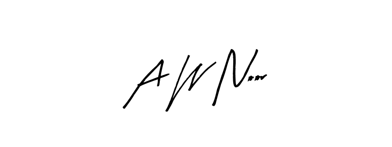 It looks lik you need a new signature style for name A W Noor. Design unique handwritten (Arty Signature) signature with our free signature maker in just a few clicks. A W Noor signature style 8 images and pictures png