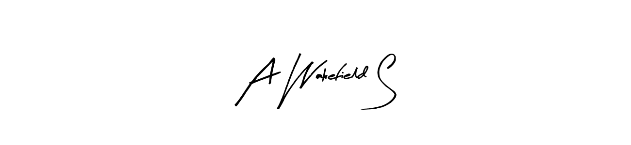 Here are the top 10 professional signature styles for the name A Wakefield S. These are the best autograph styles you can use for your name. A Wakefield S signature style 8 images and pictures png