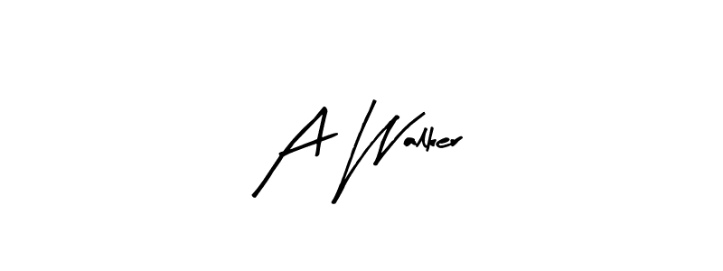 The best way (Arty Signature) to make a short signature is to pick only two or three words in your name. The name A Walker include a total of six letters. For converting this name. A Walker signature style 8 images and pictures png