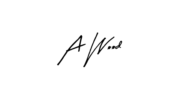 How to Draw A Wood signature style? Arty Signature is a latest design signature styles for name A Wood. A Wood signature style 8 images and pictures png