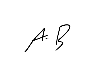 How to Draw A- B signature style? Arty Signature is a latest design signature styles for name A- B. A- B signature style 8 images and pictures png