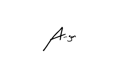 Similarly Arty Signature is the best handwritten signature design. Signature creator online .You can use it as an online autograph creator for name A-gun. A-gun signature style 8 images and pictures png