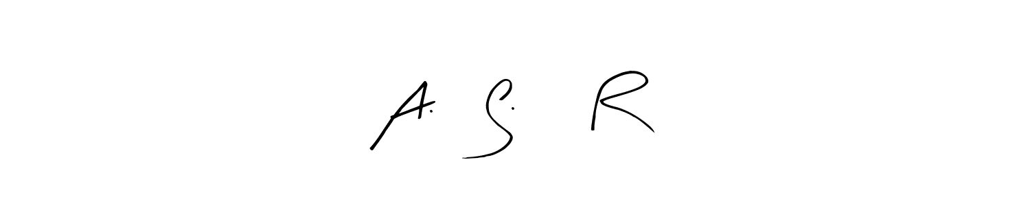 Also You can easily find your signature by using the search form. We will create A.    S.      R name handwritten signature images for you free of cost using Arty Signature sign style. A.    S.      R signature style 8 images and pictures png