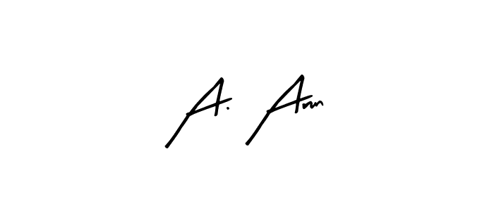 Make a beautiful signature design for name A. Arun. With this signature (Arty Signature) style, you can create a handwritten signature for free. A. Arun signature style 8 images and pictures png