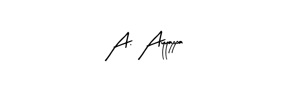 How to Draw A. Ayyappa signature style? Arty Signature is a latest design signature styles for name A. Ayyappa. A. Ayyappa signature style 8 images and pictures png