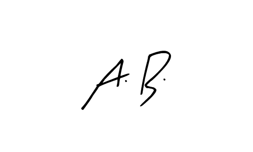 if you are searching for the best signature style for your name A. B.. so please give up your signature search. here we have designed multiple signature styles  using Arty Signature. A. B. signature style 8 images and pictures png