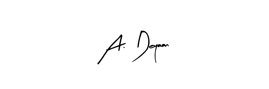 Best and Professional Signature Style for A. Deyaan. Arty Signature Best Signature Style Collection. A. Deyaan signature style 8 images and pictures png