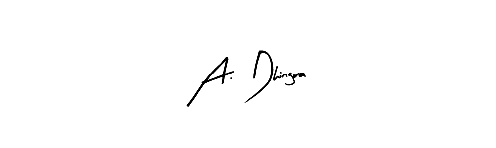 It looks lik you need a new signature style for name A. Dhingra. Design unique handwritten (Arty Signature) signature with our free signature maker in just a few clicks. A. Dhingra signature style 8 images and pictures png