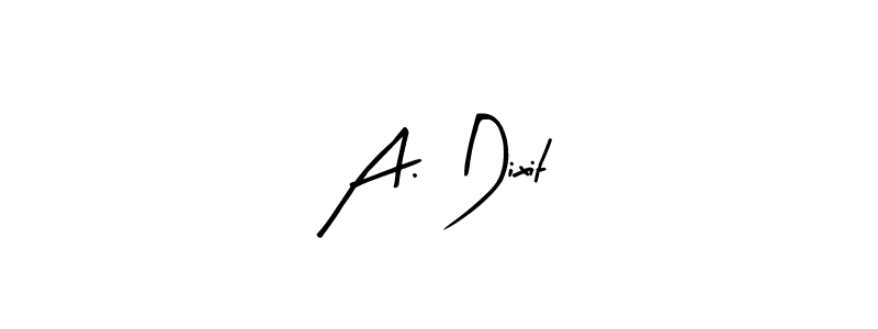 Make a beautiful signature design for name A. Dixit. With this signature (Arty Signature) style, you can create a handwritten signature for free. A. Dixit signature style 8 images and pictures png