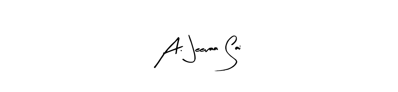 A. Jeevaa Sai stylish signature style. Best Handwritten Sign (Arty Signature) for my name. Handwritten Signature Collection Ideas for my name A. Jeevaa Sai. A. Jeevaa Sai signature style 8 images and pictures png