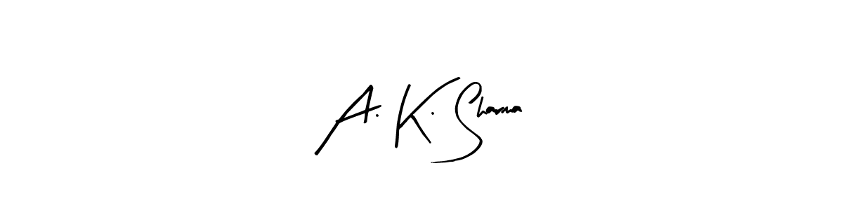 It looks lik you need a new signature style for name A. K. Sharma. Design unique handwritten (Arty Signature) signature with our free signature maker in just a few clicks. A. K. Sharma signature style 8 images and pictures png