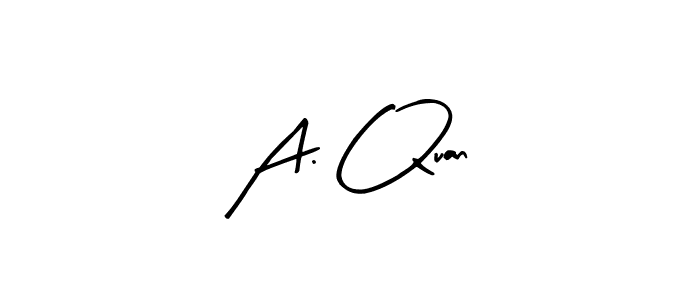 Also You can easily find your signature by using the search form. We will create A. Quan name handwritten signature images for you free of cost using Arty Signature sign style. A. Quan signature style 8 images and pictures png