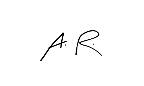 Also You can easily find your signature by using the search form. We will create A. R. name handwritten signature images for you free of cost using Arty Signature sign style. A. R. signature style 8 images and pictures png