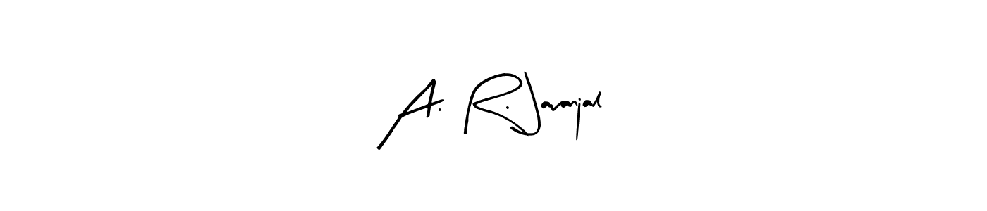 How to make A. R. Javanjal signature? Arty Signature is a professional autograph style. Create handwritten signature for A. R. Javanjal name. A. R. Javanjal signature style 8 images and pictures png