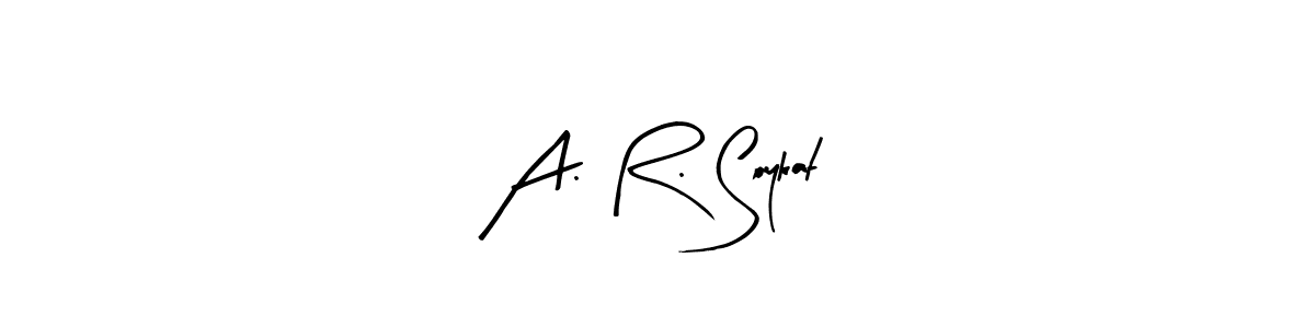 Make a beautiful signature design for name A. R. Soykat. Use this online signature maker to create a handwritten signature for free. A. R. Soykat signature style 8 images and pictures png