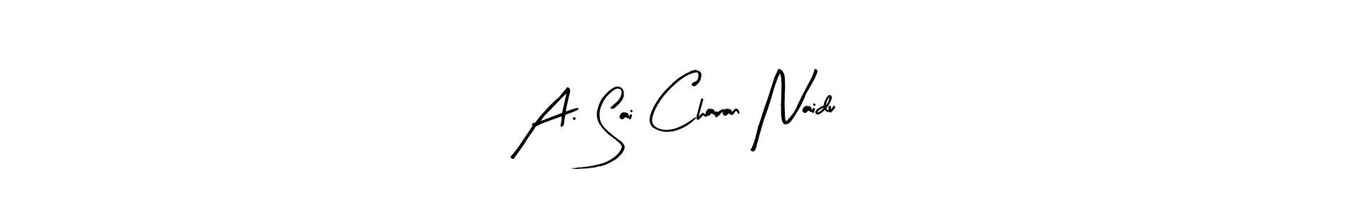 How to make A. Sai Charan Naidu signature? Arty Signature is a professional autograph style. Create handwritten signature for A. Sai Charan Naidu name. A. Sai Charan Naidu signature style 8 images and pictures png