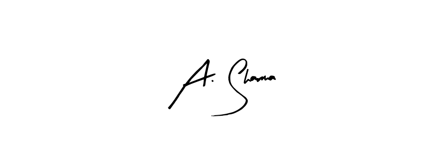 You can use this online signature creator to create a handwritten signature for the name A. Sharma. This is the best online autograph maker. A. Sharma signature style 8 images and pictures png