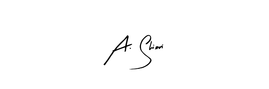 Make a beautiful signature design for name A. Shiori. With this signature (Arty Signature) style, you can create a handwritten signature for free. A. Shiori signature style 8 images and pictures png