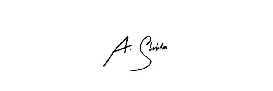 Similarly Arty Signature is the best handwritten signature design. Signature creator online .You can use it as an online autograph creator for name A. Shukla. A. Shukla signature style 8 images and pictures png