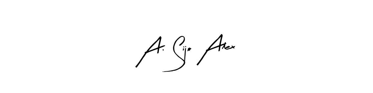 Similarly Arty Signature is the best handwritten signature design. Signature creator online .You can use it as an online autograph creator for name A. Sijo Alex. A. Sijo Alex signature style 8 images and pictures png