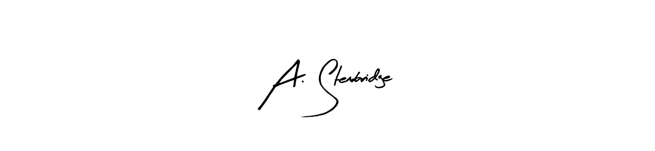 Also we have A. Stembridge name is the best signature style. Create professional handwritten signature collection using Arty Signature autograph style. A. Stembridge signature style 8 images and pictures png