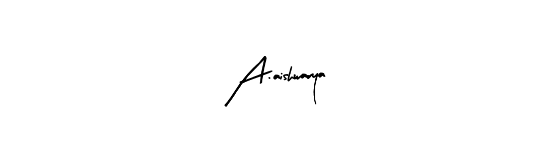 Also You can easily find your signature by using the search form. We will create A.aishwarya name handwritten signature images for you free of cost using Arty Signature sign style. A.aishwarya signature style 8 images and pictures png