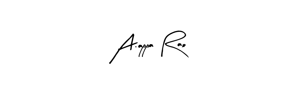 Make a beautiful signature design for name A.appa Rao. Use this online signature maker to create a handwritten signature for free. A.appa Rao signature style 8 images and pictures png