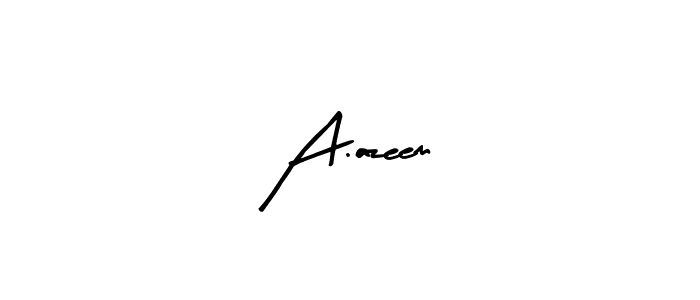 Make a beautiful signature design for name A.azeem. With this signature (Arty Signature) style, you can create a handwritten signature for free. A.azeem signature style 8 images and pictures png
