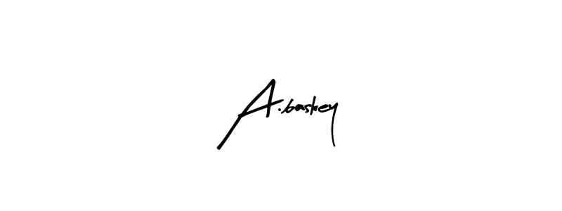 You should practise on your own different ways (Arty Signature) to write your name (A.baskey) in signature. don't let someone else do it for you. A.baskey signature style 8 images and pictures png