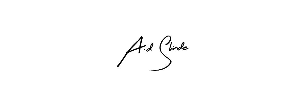 Make a beautiful signature design for name A.d Shinde. Use this online signature maker to create a handwritten signature for free. A.d Shinde signature style 8 images and pictures png