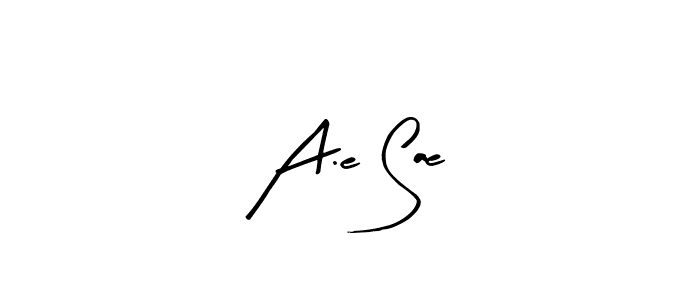 Design your own signature with our free online signature maker. With this signature software, you can create a handwritten (Arty Signature) signature for name A.e Sae. A.e Sae signature style 8 images and pictures png