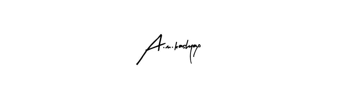 You can use this online signature creator to create a handwritten signature for the name A.m.kashyap. This is the best online autograph maker. A.m.kashyap signature style 8 images and pictures png