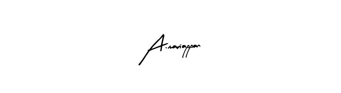 Make a beautiful signature design for name A.mariappan. Use this online signature maker to create a handwritten signature for free. A.mariappan signature style 8 images and pictures png